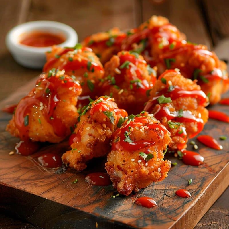 Buffalo flavor popcorn