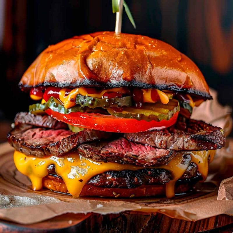 Steak burger