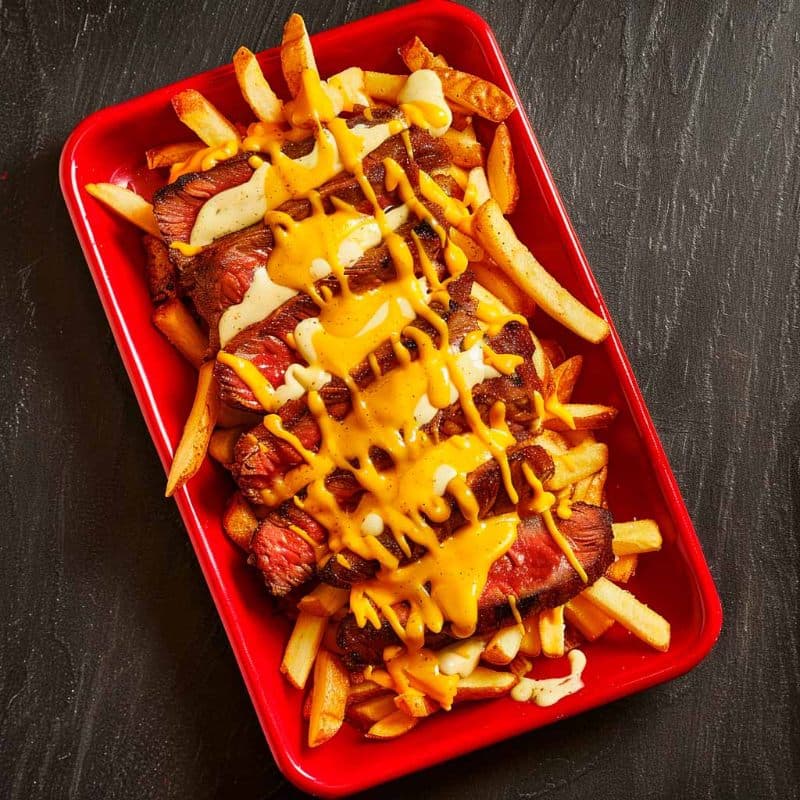 Angus steak fries