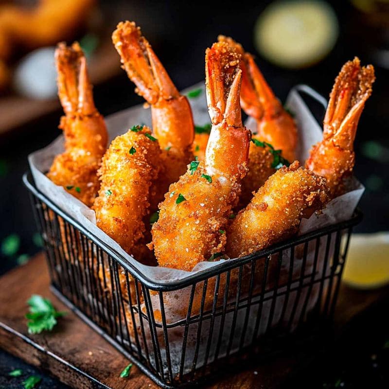 Crispy shrimps