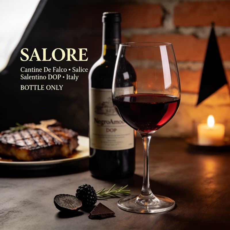 Red, Cantine De Falco, SALORE, Salice Salentino DOP – Italy