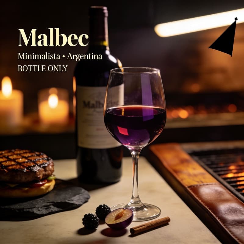 Red, Minimalista, Malbec – Argentina