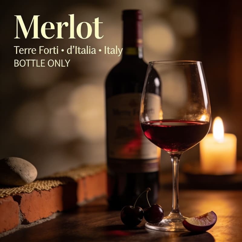 Red, Terre Forti, Merlot d’Italia – Italy
