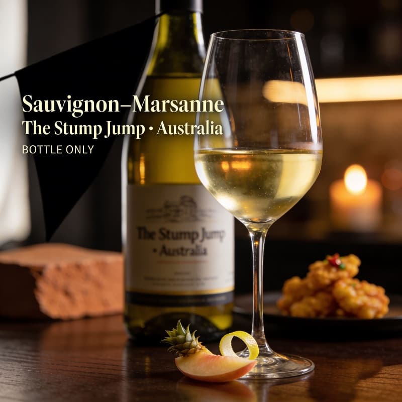 White, The Stump Jump, Sauvignon Marsanne – Australia