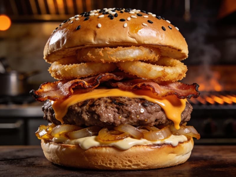 Burger | Onion & Bacon