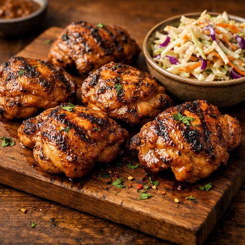 Juicy boneless thighs