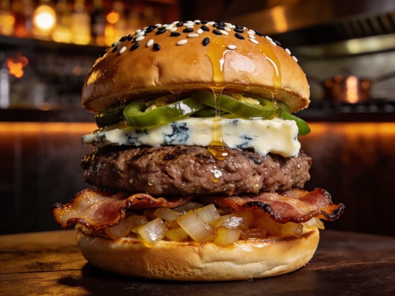 Burger | Blue