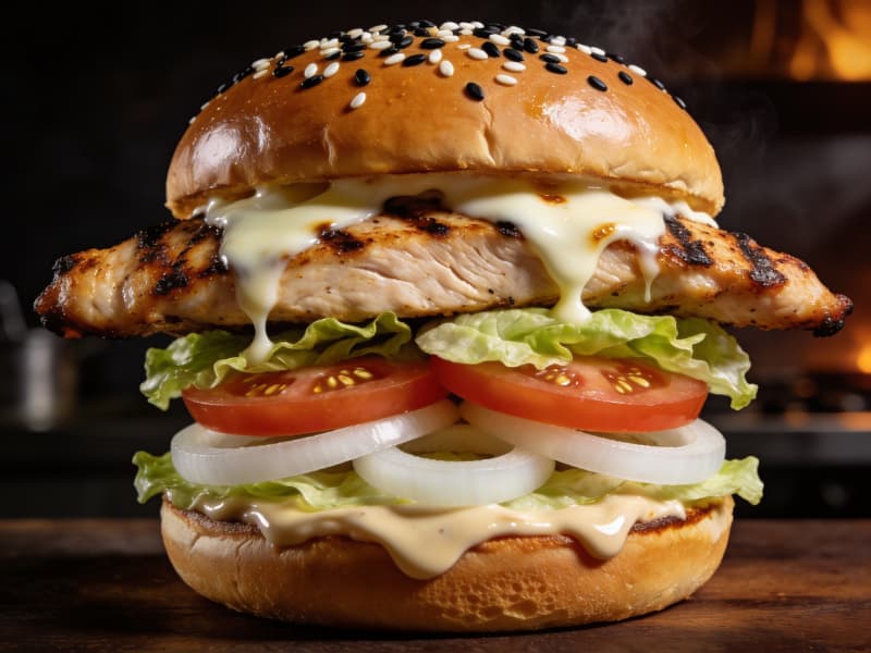 Burger | Flame chicken